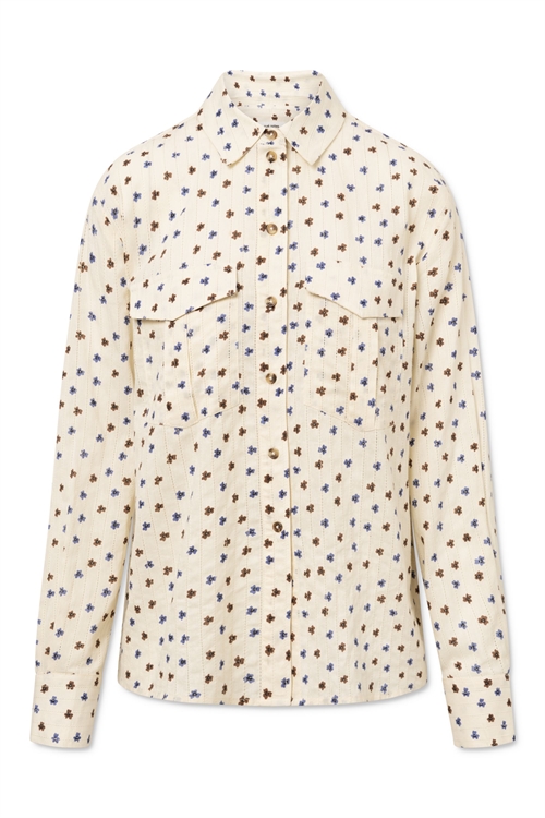 NUE NOTES ARTIE SHIRT BLEACHED DENIM